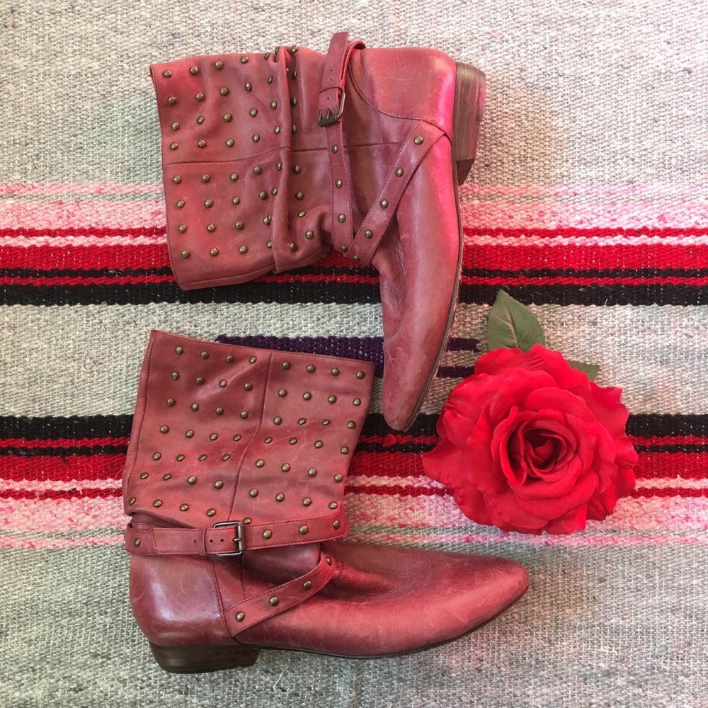 VERO CUOIO | VINTAGE SLOUCHY ANKLE BOOTS